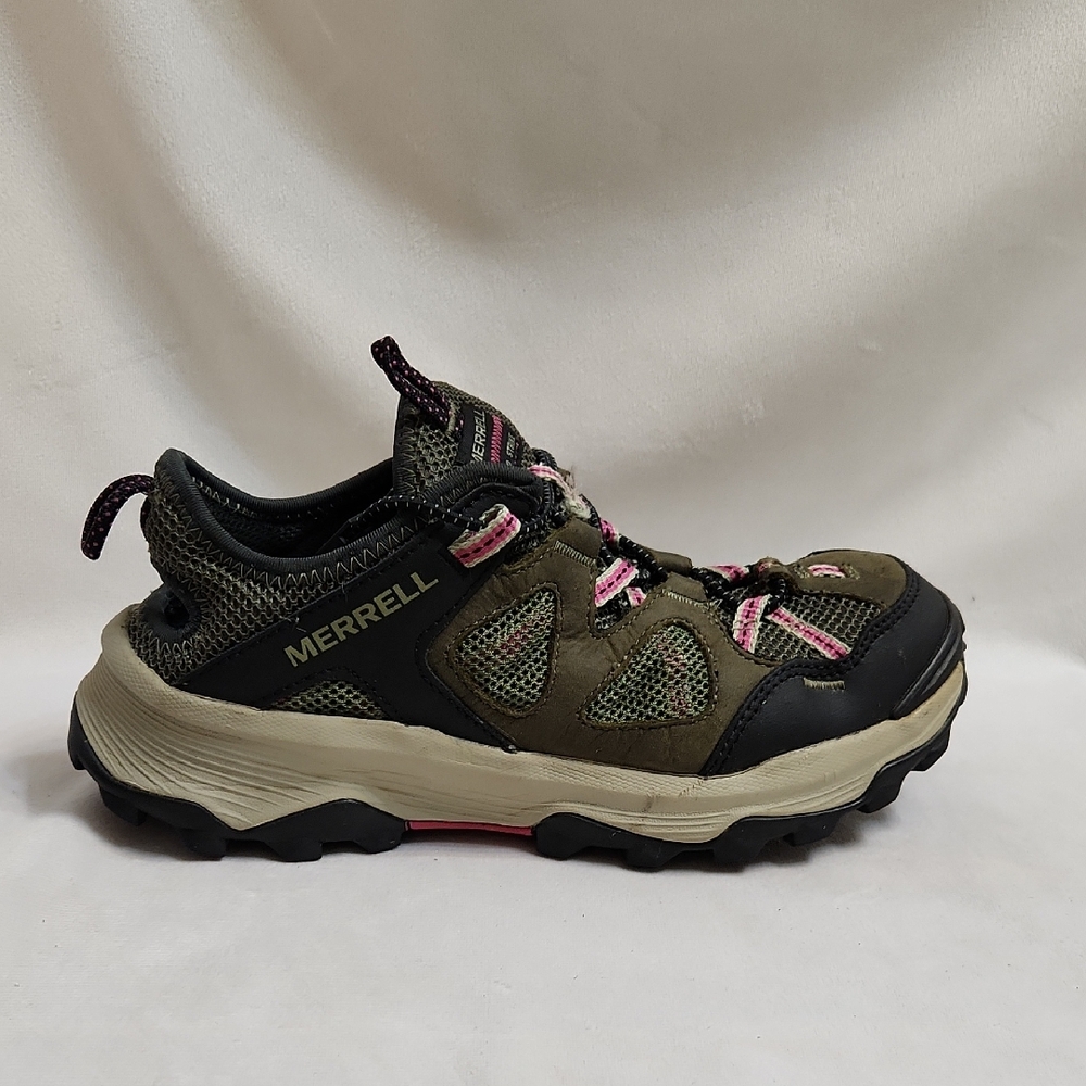 Merrill Speed Strike Leather Mesh Lightweight Hiking Shoes (W Size 7)